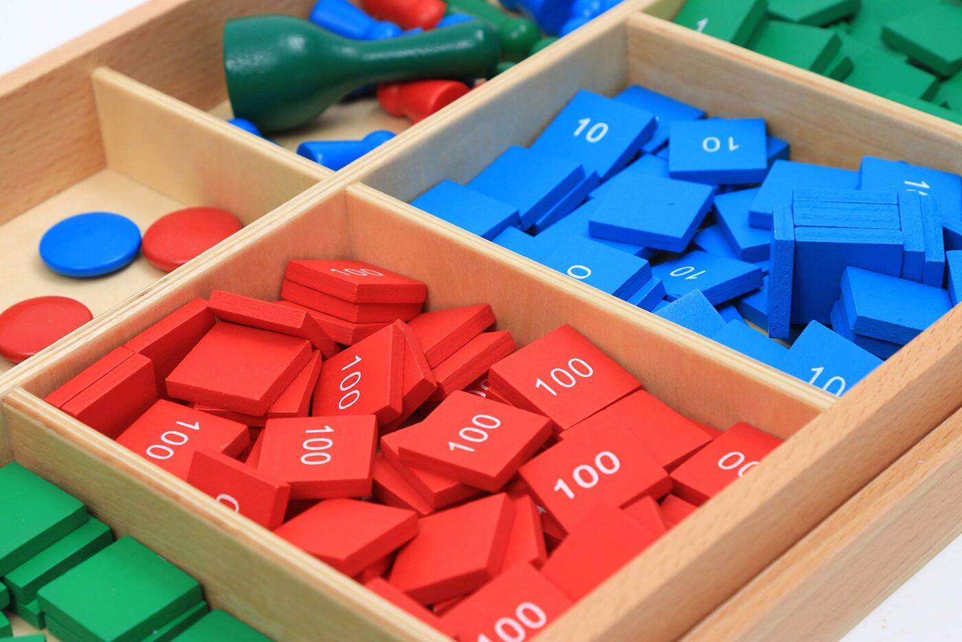 Montessori stamp game math materials